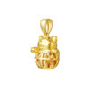 TOMEI Fortune Cat Abacus Pendant, Yellow Gold 916