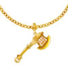 TOMEI Auspicious Axe Abacus Pendant, Yellow Gold 916