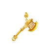 TOMEI Auspicious Axe Abacus Pendant, Yellow Gold 916