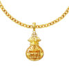 TOMEI Money Bag Abacus Pendant, Yellow Gold 916