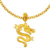 TOMEI Majestical Dragon Pendant, Yellow Gold 916
