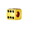 TOMEI Chomel Lucky Dice Charm, Yellow Gold 916
