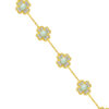 TOMEI Diamond Cut Collection Bracelet, Yellow Gold 916