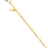 TOMEI Diamond Cut Collection Love Lock Bracelet, Yellow Gold 916