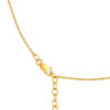 TOMEI Etched Bead Link Necklace, Yellow Gold 916