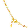 TOMEI Etched Quartet Chain Link Necklace, Yellow Gold 916