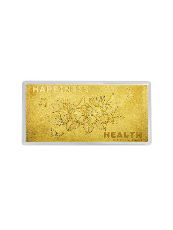 TOMEI Happiness & Health Gold Wafer (0.5G), Yellow Gold 9999