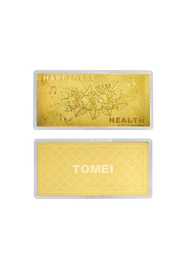 TOMEI Happiness & Health Gold Wafer (0.5G), Yellow Gold 9999