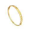 TOMEI Oval-Link Bangle, Yellow Gold 916