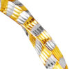 TOMEI Dual-Tone Twisted Bangle, Yellow Gold 916