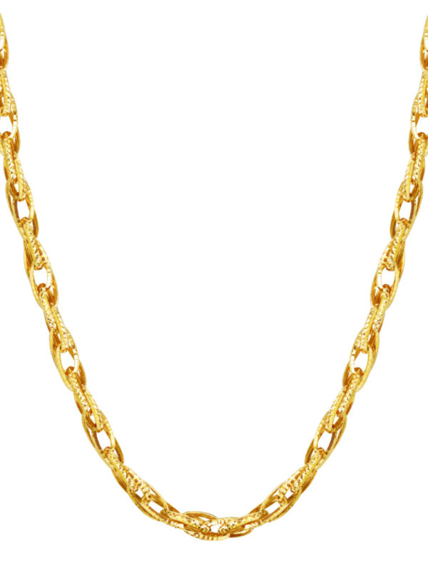 TOMEI Layered Loop Necklace, Yellow Gold 916