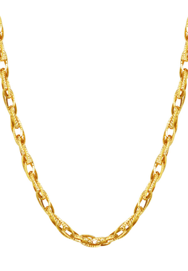 TOMEI Layered Loop Necklace, Yellow Gold 916