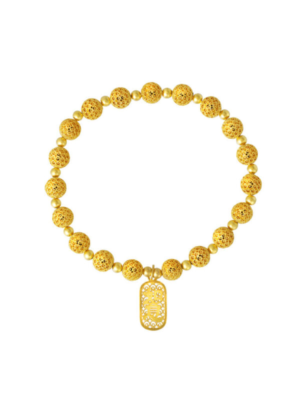 TOMEI Auspicious Ru Yi Bracelet, Yellow Gold 999