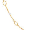 TOMEI Dual-Tone Long Necklace, Yellow Gold 916