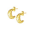 TOMEI Lusso Italia Earrings, Yellow Gold 916