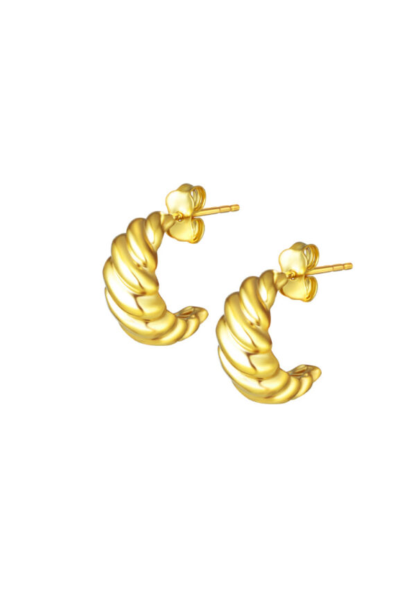 TOMEI Lusso Italia Earrings, Yellow Gold 916
