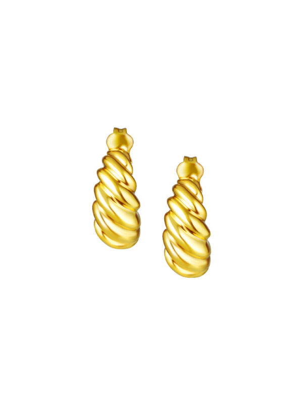 TOMEI Lusso Italia Earrings, Yellow Gold 916