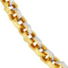 TOMEI Dual-Tone Hexagon Linked Bracelet, Yellow Gold 916