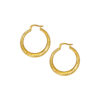 TOMEI Laser Cut Earrings, Yellow Gold 916