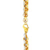 TOMEI Dual-Tone Hexagon Linked Bracelet, Yellow Gold 916