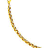 TOMEI Dual-Tone Hexagon Linked Bracelet, Yellow Gold 916