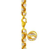 TOMEI Dual-Tone Twinkling Ball Bracelet, Yellow Gold 916