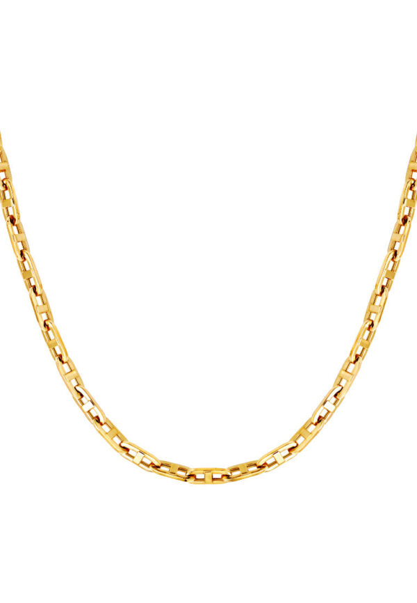 TOMEI Lusso Italia Split Link Chain Necklace, Yellow Gold 916