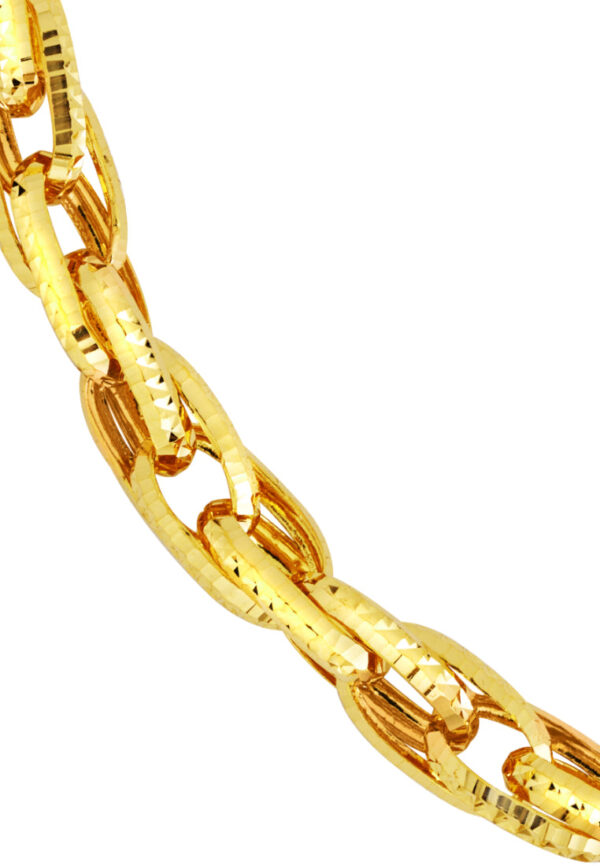 TOMEI Layered Linked Bracelet, Yellow Gold 916