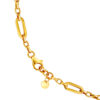 TOMEI Lusso Italia Chain Linked Heart Necklace, Yellow Gold 916