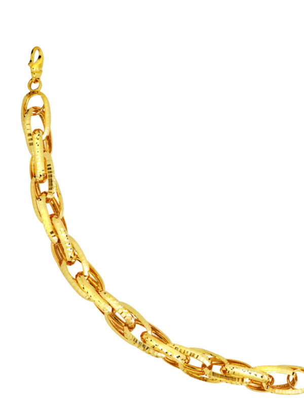 TOMEI Layered Linked Bracelet, Yellow Gold 916