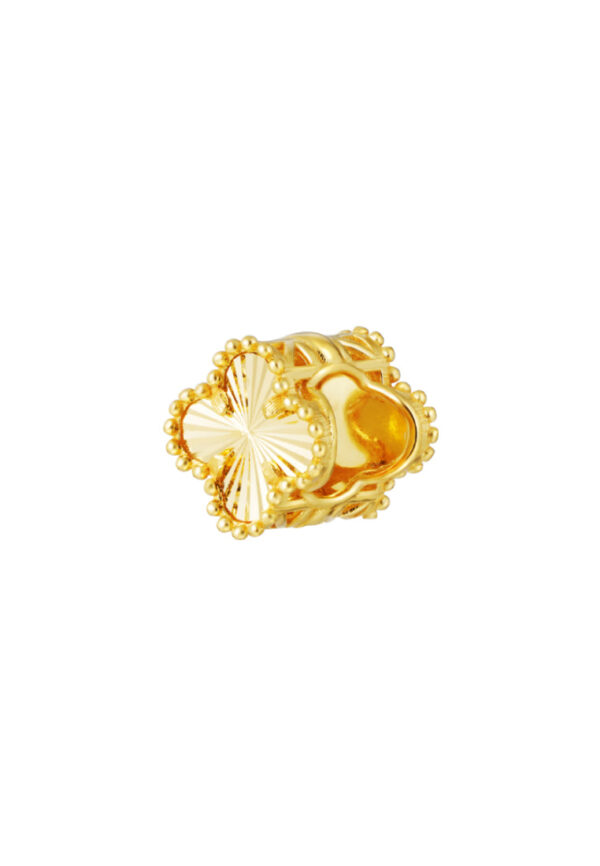 TOMEI Lucky Clover Charm, Yellow Gold 916
