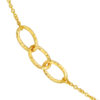 TOMEI Circle Loop Bracelet, Yellow Gold 916