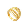 TOMEI Lusso Italia Quadruple Harmony Ring, Yellow Gold 916