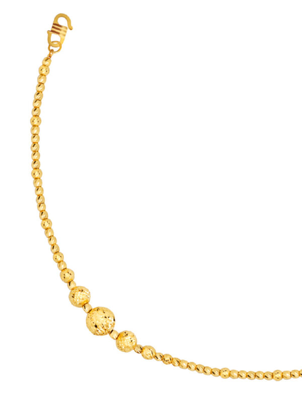 TOMEI Beads Bracelet, Yellow Gold 916