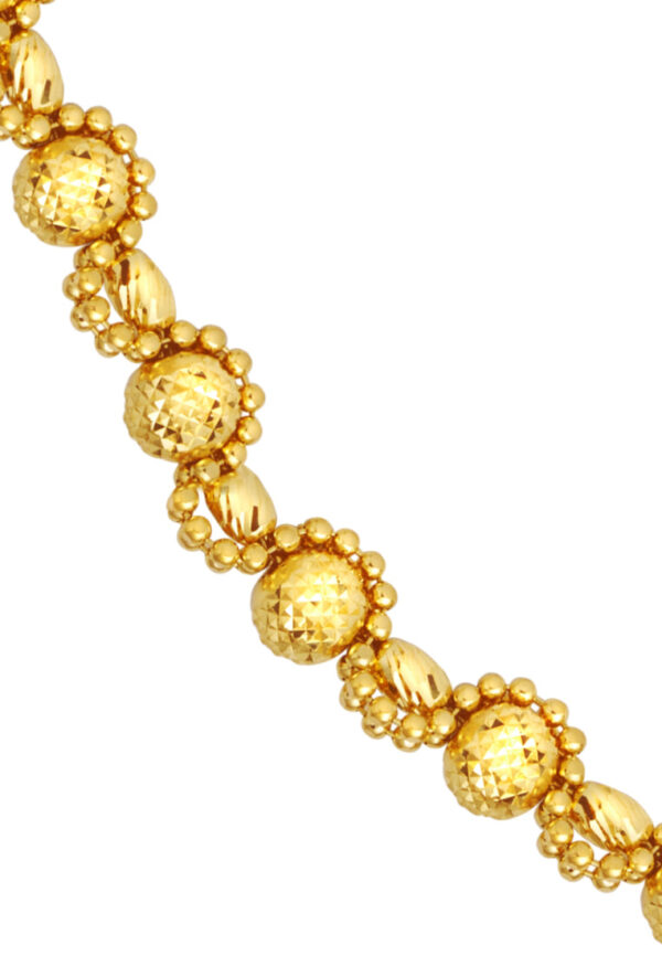 TOMEI Ball with Tiny Beads Bracelet, Yellow Gold 916
