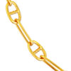 TOMEI Linked Chain Bracelet, Yellow Gold 916