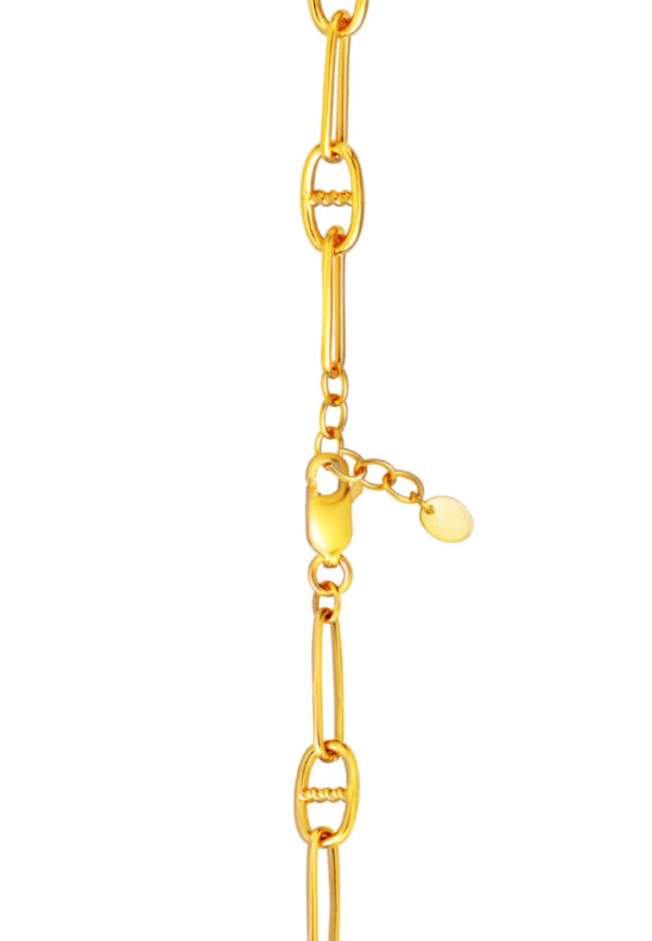 TOMEI Linked Chain Bracelet, Yellow Gold 916