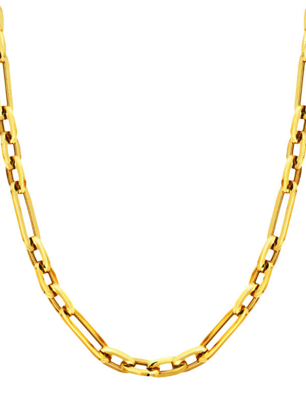 TOMEI Lusso Italia Long Linked Necklace, Yellow Gold 916