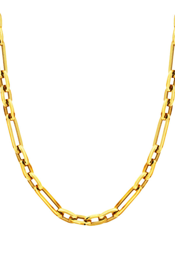 TOMEI Lusso Italia Long Linked Necklace, Yellow Gold 916