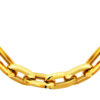 TOMEI Lusso Italia Linked Necklace, Yellow Gold 916