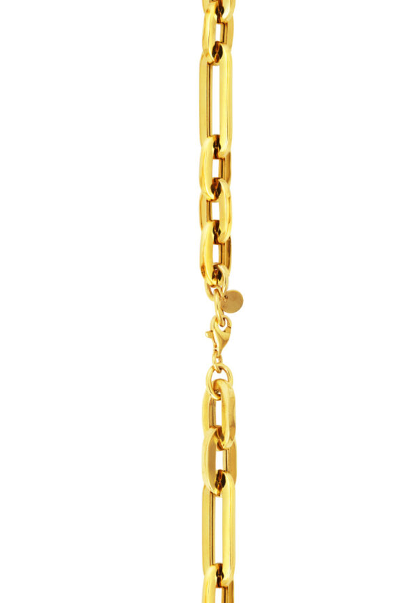 TOMEI Lusso Italia Linked Necklace, Yellow Gold 916