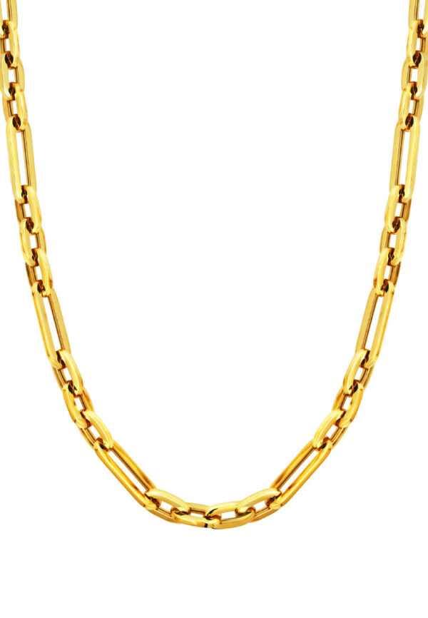 TOMEI Lusso Italia Linked Necklace, Yellow Gold 916