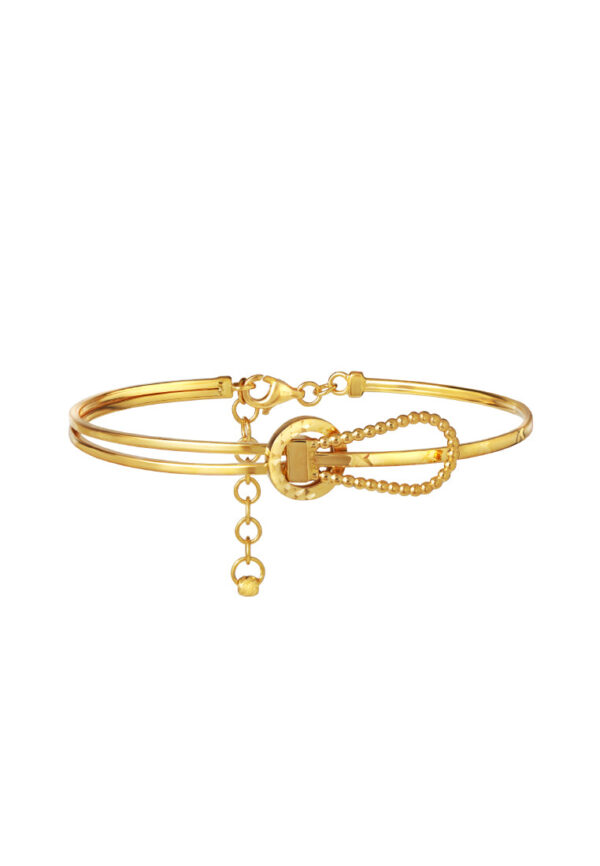TOMEI Lusso Italia Knot Bangle, Yellow Gold 916