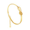 TOMEI Lusso Italia Knot Bangle, Yellow Gold 916