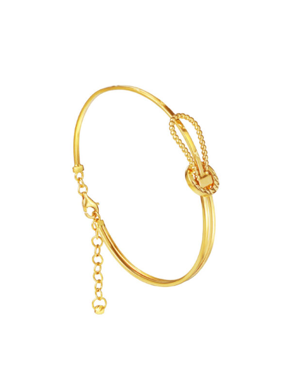 TOMEI Lusso Italia Knot Bangle, Yellow Gold 916