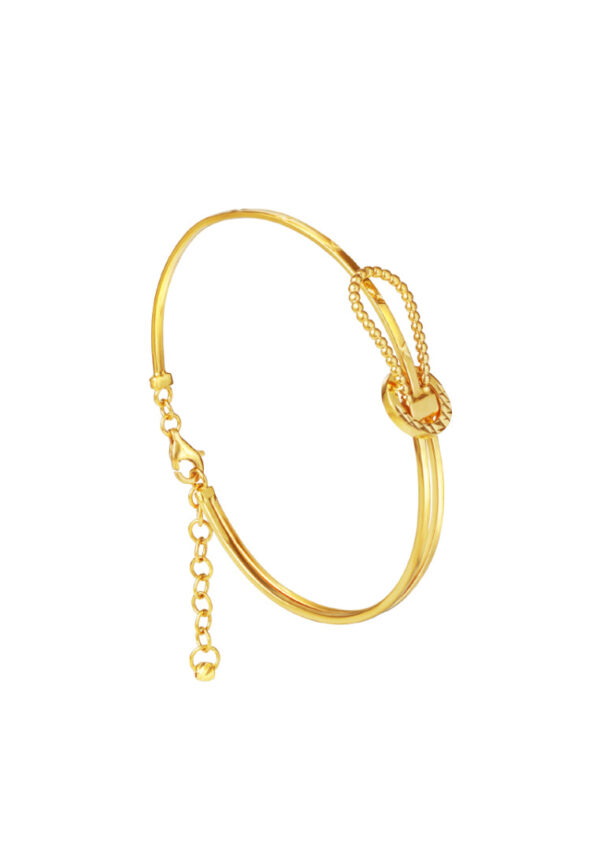 TOMEI Lusso Italia Knot Bangle, Yellow Gold 916