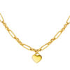 TOMEI Lusso Italia Love Necklace, Yellow Gold 916