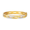 TOMEI Dual-Tone Loop-Link Bangle, Yellow Gold 916