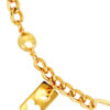 TOMEI Lusso Italia Love Badge Bracelet, Yellow Gold 916