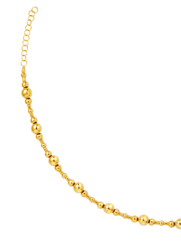 TOMEI Lusso Italia Bead Bracelet, Yellow Gold 916